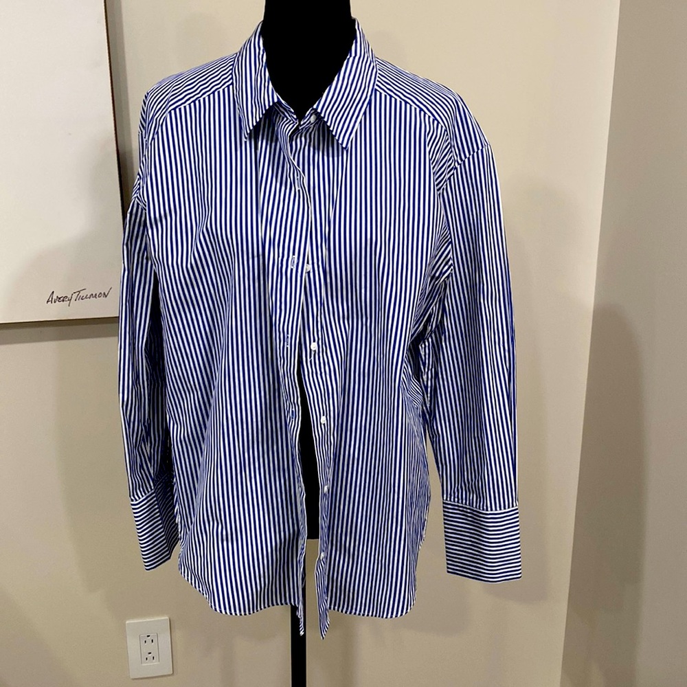 Zara striped blouse